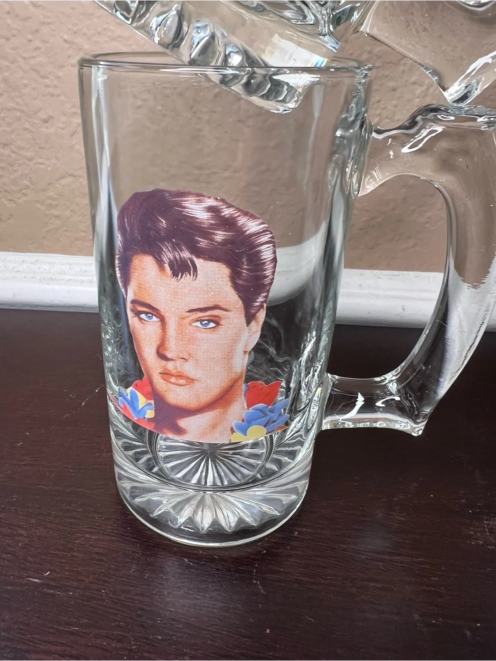 Vintage 1970s Elvis Presley Glass Steins, Belcrest Mug Set, Retro Barware Gift